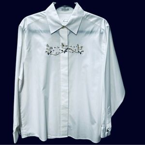 FOXCROFT BUTTON DOWN SHIRT SIZE 12